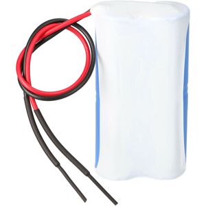 Akkuman - Akkupack 4,8V 5000mAh NiMH4850 F2x2 Doppelstange Notleuchten 20cm Kabel Doppelstange