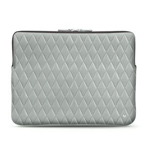 Noreve Schitzhülle aus Leder für MacBook 15' Perpétuelle Couture Gris - Couture