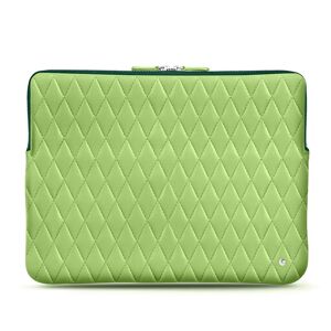 Noreve Schitzhülle aus Leder für MacBook 15' Perpétuelle Couture Vert olive - Couture
