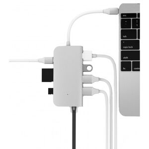 LMP 8 Port USB-C mini Dock silber