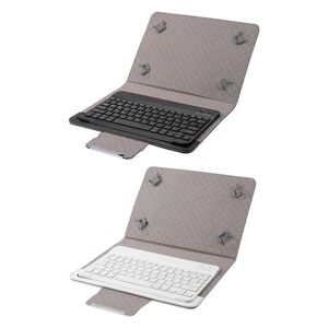 Electopworld Drahtlose Bluetooth-Tastatur Für 9 10 Zoll Tablet Pu-Ledertasche Mit Ständer