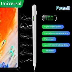 Yjmp Universal 2nd Touch Pen Für Tablet Handy Mit Led Digital Display Touchscreen Bleistift Stylus Stift Für Apple Ipad Huawei Samsung Ios Android