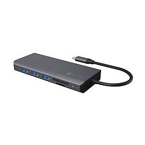 ICY BOX IB-DK4070-CPD - Dockingstation - USB-C - VGA, 2 x HDMI - GigE