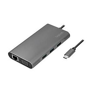 LogiLink - Dockingstation - USB-C 3.2 Gen 1 - VGA, HDMI - 1GbE