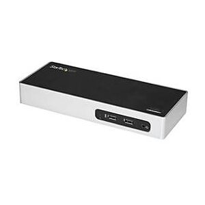 StarTech.com USB 3.0 Dual Monitor Dockingstation - USB auf HDMI - USB zu VGA oder DVI - USB 3.0 Dock - GbE - 6 Port USB 3.1 Gen 1(DK30ADD) - Dockingstation - USB - DVI, HDMI - GigE