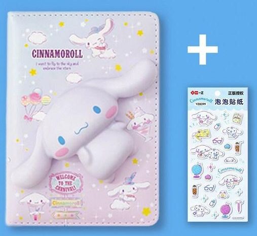 Sanrio Diary Cinnamon Roll My Melody Squishy Sticker Giveaway Stress Relief Note Diary Friendship Item Manito