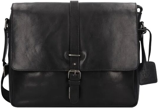 Leonhard Heyden Roma Aktentasche Leder 35 cm Laptopfach schwarz