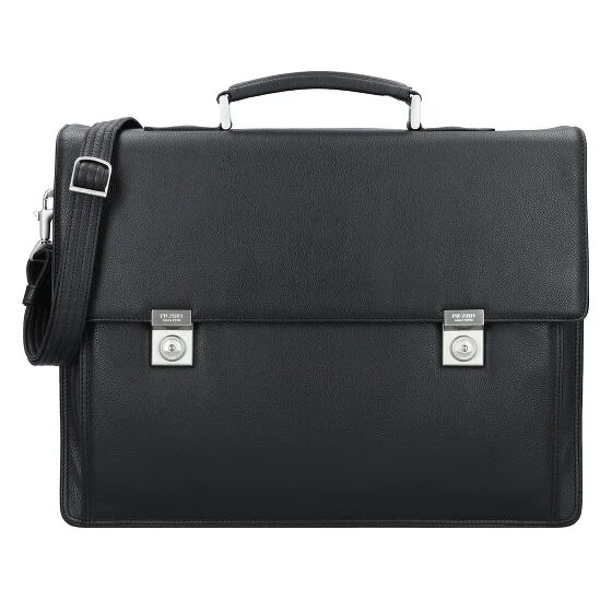 Picard Aberdeen Aktentasche Leder 42 cm Laptopfach schwarz