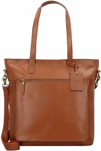 Burkely Vintage Jade Schultertasche Leder 36 cm Laptopfach cognac