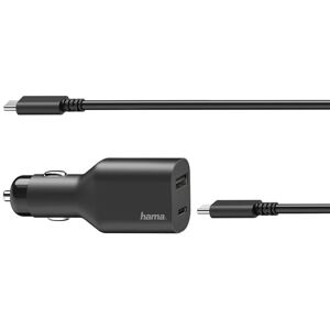 Hama Notebook Strømforsyning USB-C Bil 12-24V 5-20V/70W