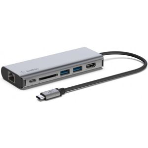 Belkin AVC008BTSGY dockingstation USB 3.2 Gen 1 (3.1 Gen 1) Type-C Sort, Grå