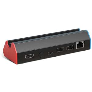 NSF TV Docking Station til Nintendo Switch/Switch OLED,Opladning Dock Station Base med LAN PORT