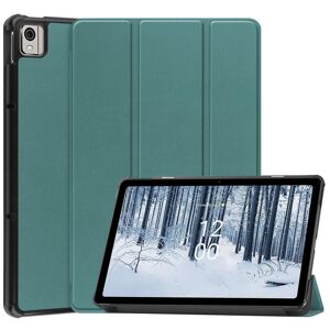 MTK Nokia T21 Tri-fold Stand Wake/Sleep Cover Tablet-etui - Grøn