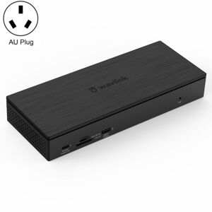 WAVLINK UG69PD10 1 to 4 Screens 4K/5K AV Transfer USB-C to HD Type-C Docking Station Hub, Plug:AU Plug