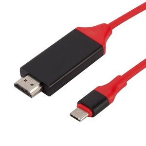 Shoppo Marte USB-C / Type-C 3.1 to 4K HD HDMI Plastic Video Cable, Length: 2m