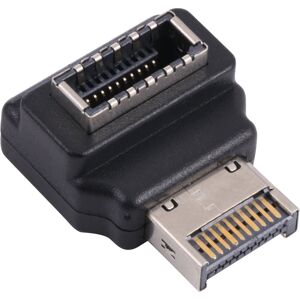 Shoppo Marte Type-E Female to Male 90 Degrees Elbow Computer Host Adapter