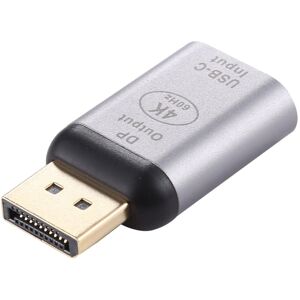 Shoppo Marte Type-C / USB-C Female to Big DP Male Aluminium Alloy Adapter (Silver)