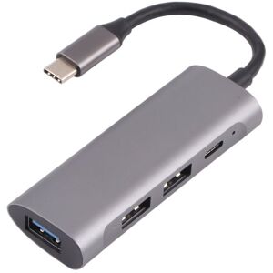 Shoppo Marte T-811 4 in 1 USB-C / Type-C to 3 USB 3.0 + USB-C / Type-C Ports HUB Docking Station