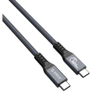 ORICO 40Gbps Thunderbolt 4 USB-C / Tpye-C Data Cable, Cable Length:2m(Grey)