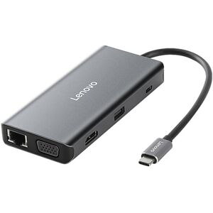 Lenovo LX0801 Pro Type-C / USB-C Network Cable Interface Converter Docking Station