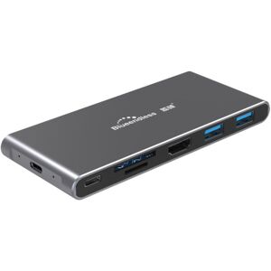 Blueendless 6 In 1 Multi-function Type-C / USB-C HUB Expansion Dock M.2 NGFF Solid State Drive