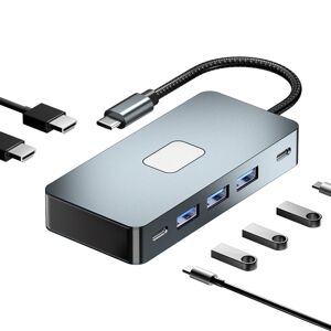 Shoppo Marte BYL-2312 Type-C to HDMI 4K 30Hz + USB3.0 + PD100W Docking Station HUB