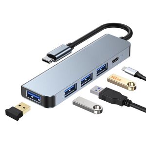 Shoppo Marte BYL-2301 5 in 1 USB-C / Type-C to USB Multifunctional Docking Station HUB Adapter