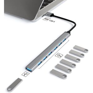 Shoppo Marte 7 in 1 USB3.0 Docking Station Laptop Multifunctional HUB(USB Interface)