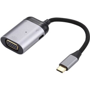 Shoppo Marte 4K UHD USB-C / Type-C to VGA + PD Data Sync Adapter Cable