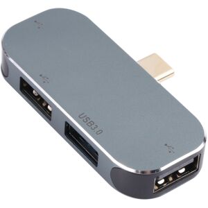 Shoppo Marte 4 in 1 USB-C / Type-C Male to USB-C / Type-C + USB 3.0 + Dual USB Female Adapter