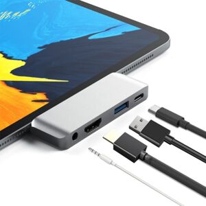 Shoppo Marte 4 in 1 Type-C / USB-C to HDMI + AUX + USB + PD Type-C / USB-C HUB Adapter Multifunction HD Dock