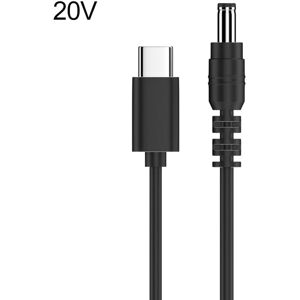 Shoppo Marte 20V 5.5 x 2.1mm DC Power to Type-C Adapter Cable