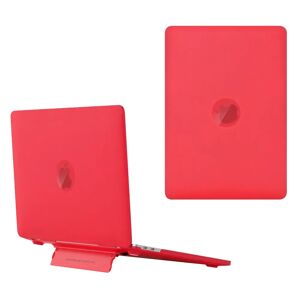TABLETCOVERS.DK MacBook Air 15 M2/M3 (2023-2024) Plastik Cover m. Kickstand - Mat Frosted Rød