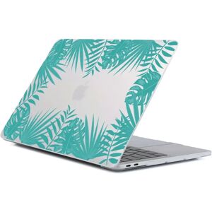 TABLETCOVERS.DK MacBook Air 13 M2/M3 (2022 2024) Hård Plastik Cover - Grønne Blade