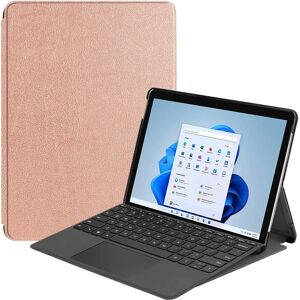 TABLETCOVERS.DK Microsoft Surface Pro 8 Folio Læder Cover - Rose Gold