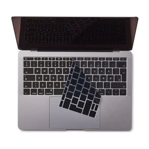 Philbert MacBook (A1534 / A1708) Keyboard Cover m. Dansk Tastatur - Sort