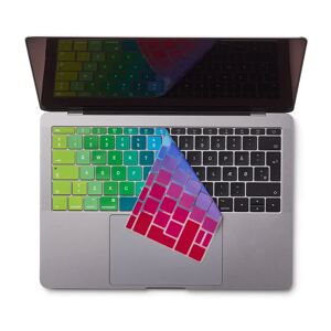 Philbert MacBook (A1534 / A1708) Keyboard Cover m. Dansk Tastatur - Rainbow