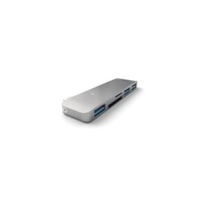 Satechi ST-TCUHM, USB 3.2 Gen 1 (3.1 Gen 1) Type-C, Sølv, Aluminium