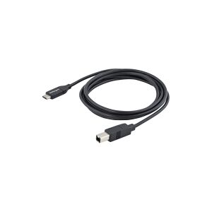 StarTech.com 2m 6ft USB C to USB B Cable - USB 2.0 - USB Type C Printer Cable M/M - USB 2.0 Type-C to Type-B Cable (USB2CB2M) - USB-kabel - 24 pin US