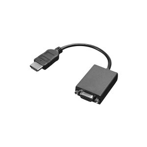 Lenovo - Videoadapter - HDMI (han) til HD-15 (VGA) (hun) - 20 cm - for ThinkCentre M90  ThinkPad E14 Gen 3  L14 Gen 2  P14s Gen 2  V50t Gen 2 13