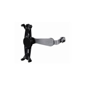 Hama Headrest Bracket - Monteringssæt - justerbar arm - for tablet - plastik, aluminium - sort, sølv - skærmstørrelse: 7-10.5 - hovedstøtte