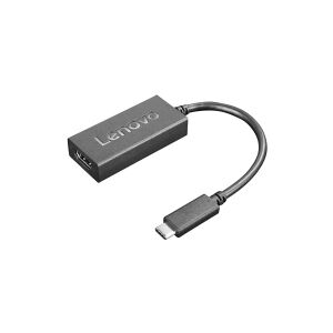 Lenovo - Videoadapter - 24 pin USB-C han til HDMI hun - 24 cm - sort - 4K60 Hz (3840 x 2160) support