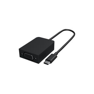 Microsoft Surface USB-C to VGA Adapter - Videoadapter - 24 pin USB-C han til HD-15 (VGA) hun - kommerciel