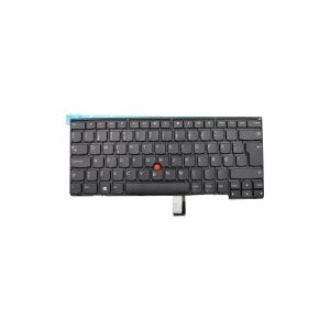 Lenovo Lite-On - Notebooks udskiftningstastatur - med Trackpoint - QWERTY - dansk - FRU, CRU - Tier 2 - for ThinkPad L470 20J4, 20J5, 20JU, 20JV