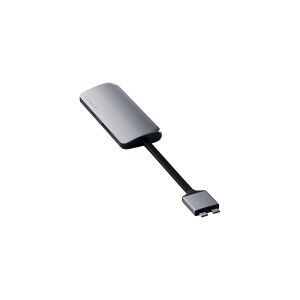 Satechi Dual Multimedia Adapter - Dockingstation - USB-C - GigE