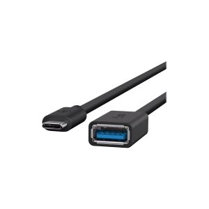 Belkin Components Belkin 3.0 USB-C to USB-A Adapter - USB adapter - 24 pin USB-C (han) omvendelig til USB Type A (hun) - USB 3.0 - 3 A - sort