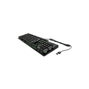 HP Pavilion Gaming 550 - Tastatur - bagbelyst - tysk - tastkontakt: rød kontakt - for OMEN 25L by HP  Victus 15L by HP  Victus by HP Laptop 16  Pavilion TP01