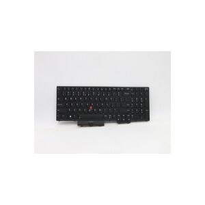 Lenovo Transimage - Notebooks udskiftningstastatur - med Trackpoint - bagbelyst - USA med Euro-symbol - sort - for ThinkPad P15 Gen 1 20ST, 20SU  T15g Gen 1 20UR, 20US