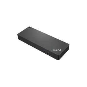 Lenovo®   ThinkPad Thunderbolt 4 WorkStation Dock - Portreplikator - Thunderbolt 4 - HDMI, 2 x DP, 2 x Thunderbolt - GigE - 300 Watt - Sort