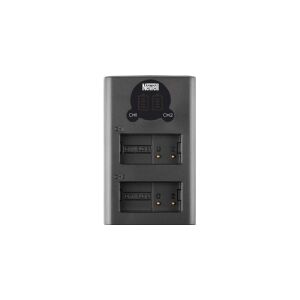 NEWELL DENMARK ApS Newell kameraoplader Newell DL-USB-C dual-channel oplader til DMW-BLC12 batterier